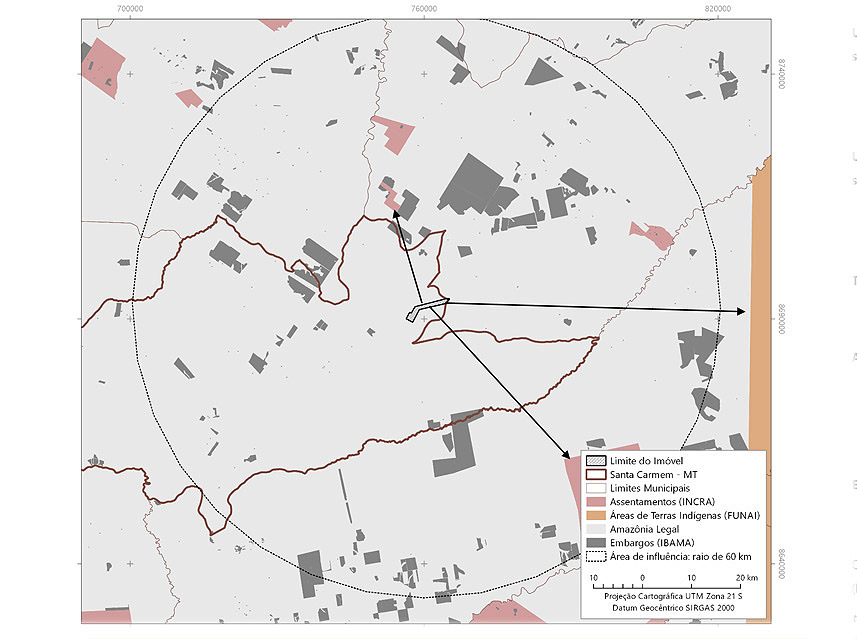 Imagem 8 do Leilão de Área Rural - Centro - Santa Carmem/MT
