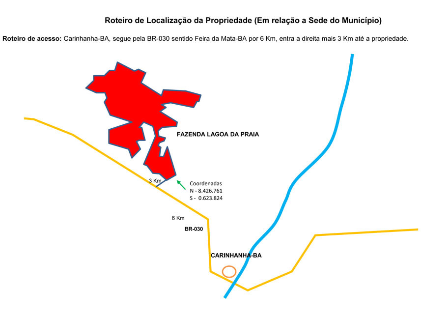 Imagem 6 do Leilão de Área Rural - Fazenda Lagoa da Praia - Carinhanha/BA