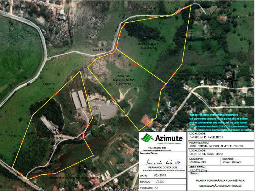 Imagem 8 do Leilão de Áreas Rurais - Área Rural - Esmeraldas/MG