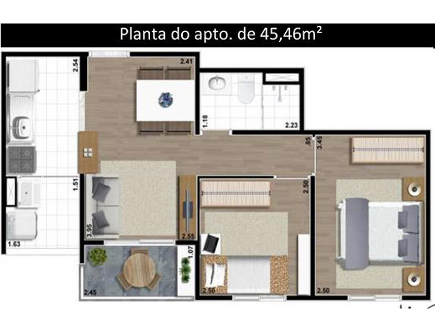 Imagem 2 do Leilão de Apartamento - Vila Antonieta - São Paulo/SP