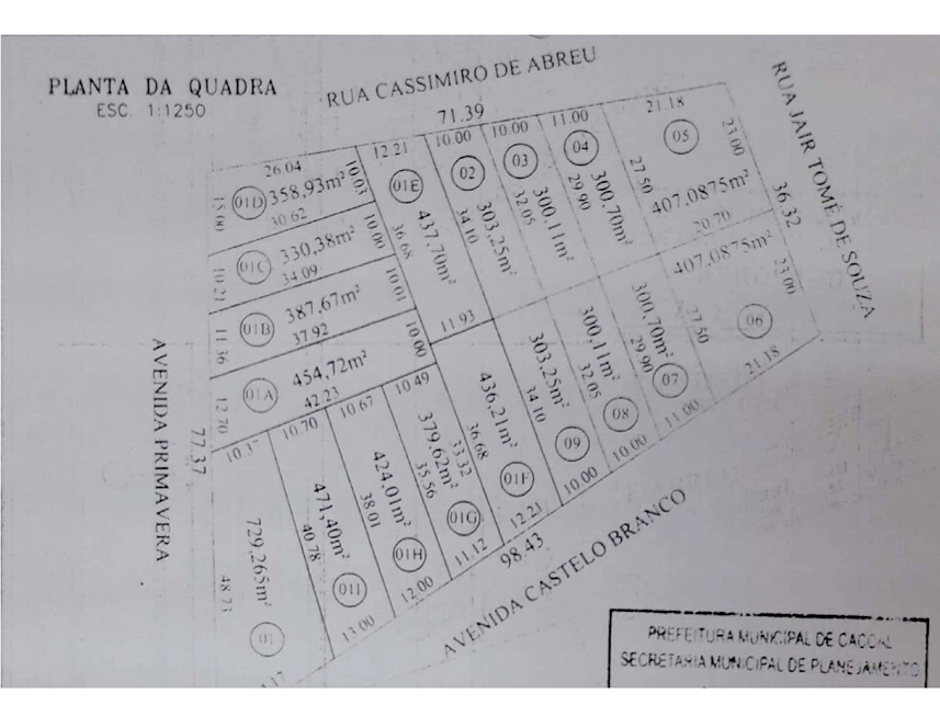 Imagem 3 do Leilão de Terreno - Jardim Bandeirantes - Cacoal/RO