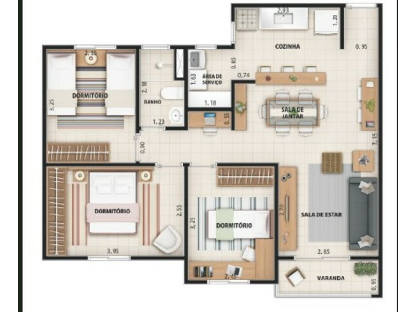 Imagem 4 do Leilão de Apartamento - Núcleo Colonial Barão de Jundiaí - Jundiaí/SP