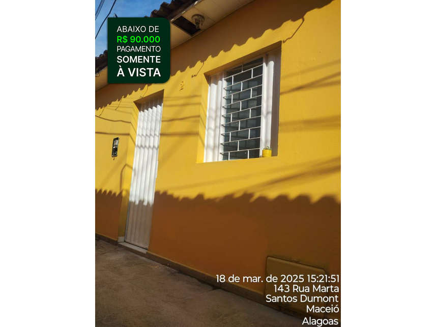 Imagem 1 do Leilão de Casa - Prefeito Antônio L de Souza - Rio Largo/AL