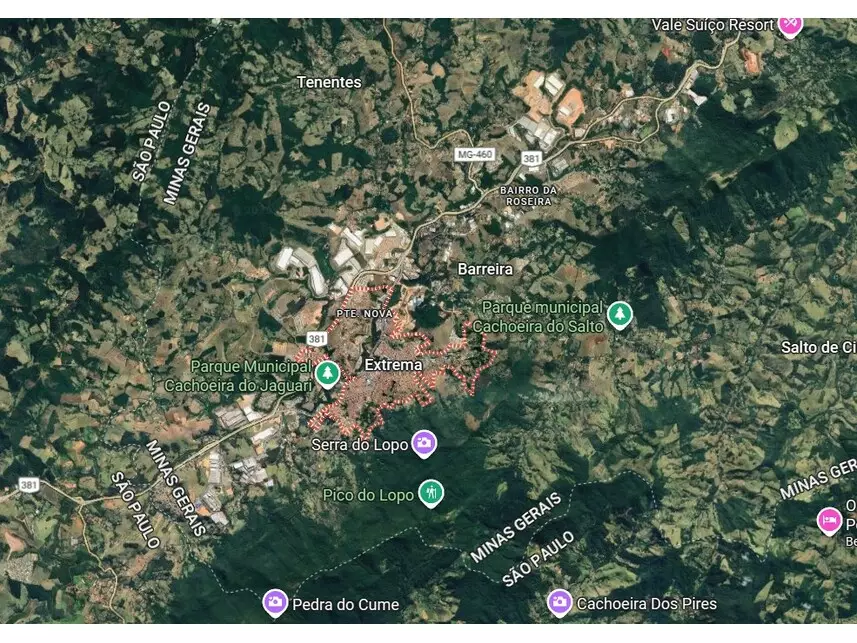 Sítio à venda em leilão - leilão judicial - Extrema MG - lance mínimo R$ 108.564