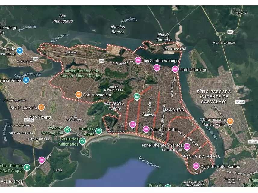 Terreno à venda em leilão - leilão judicial - Santos SP - lance mínimo R$ 652.555
