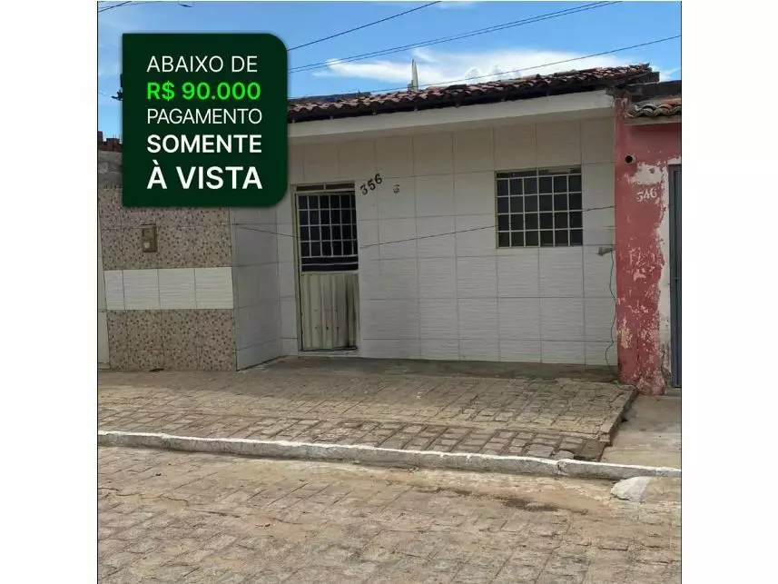 Casa à venda em leilão - leilão extrajudicial - Serra Talhada PE - lance mínimo R$ 88.016