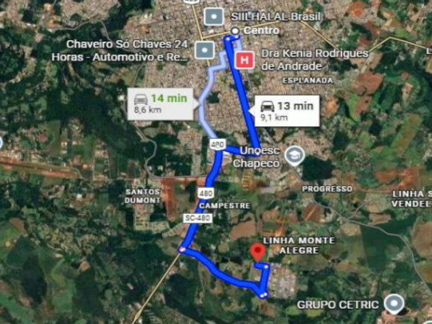 Imagem 4 do Leilão de Terreno - Industrial - Chapecó/SC