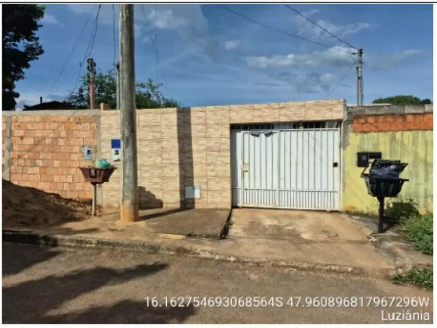 Leilão de Casa Imóvel em Luziânia/GO - Lance Inicial R$ 110.000 - Extrajudicial