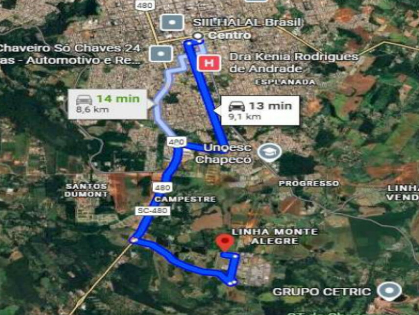 Imagem 5 do Leilão de Terreno - Industrial - Chapecó/SC