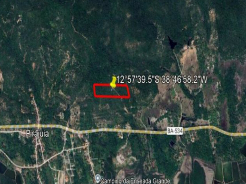 Imagem 1 do Leilão de Terreno - Distrito de Pirajuia - Jaguaripe/BA