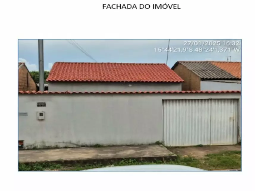 Leilão de Casa Imóvel em Cocalzinho de Goiás/GO - Lance Inicial R$ 101.500 - Extrajudicial
