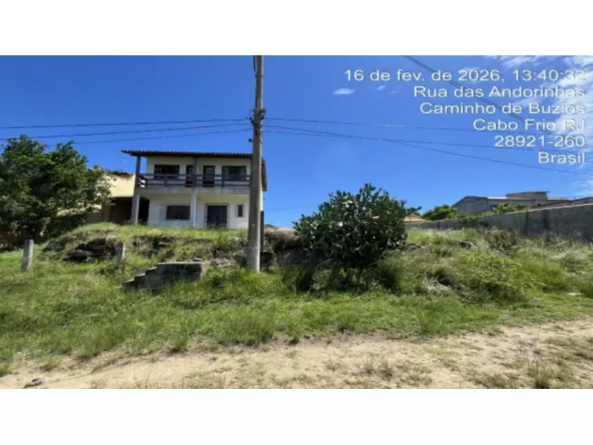 Leilão de Casa Imóvel em Cabo Frio/RJ - Lance Inicial R$ 76.000 - Extrajudicial