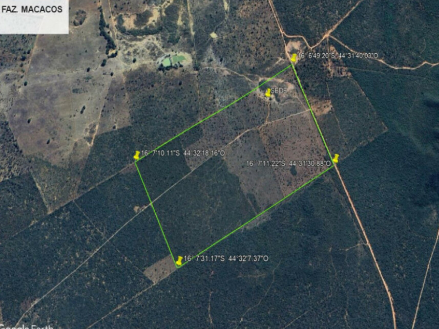 Imagem 1 do Leilão de Área Rural - Área Rural de Luislândia - Luislândia/MG
