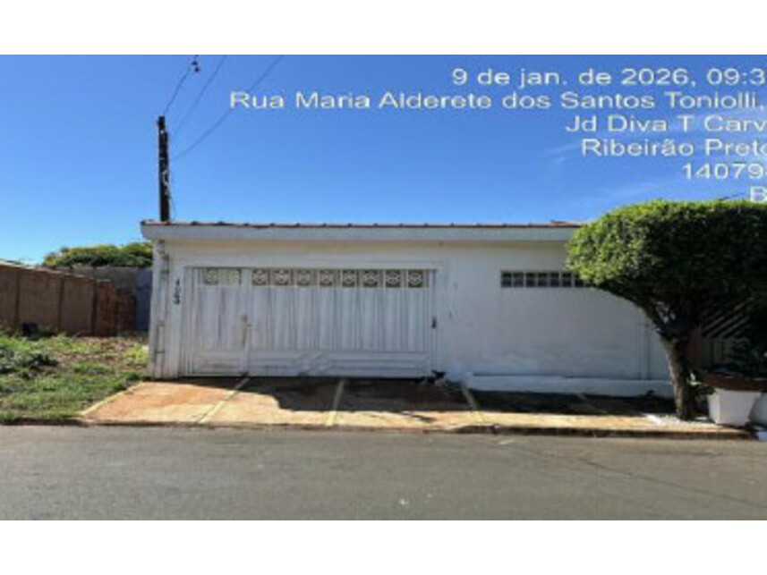 Imagem  do Leilão de Casa - Jardim Diva Tarlá de Carvalho - Ribeirão Preto/SP