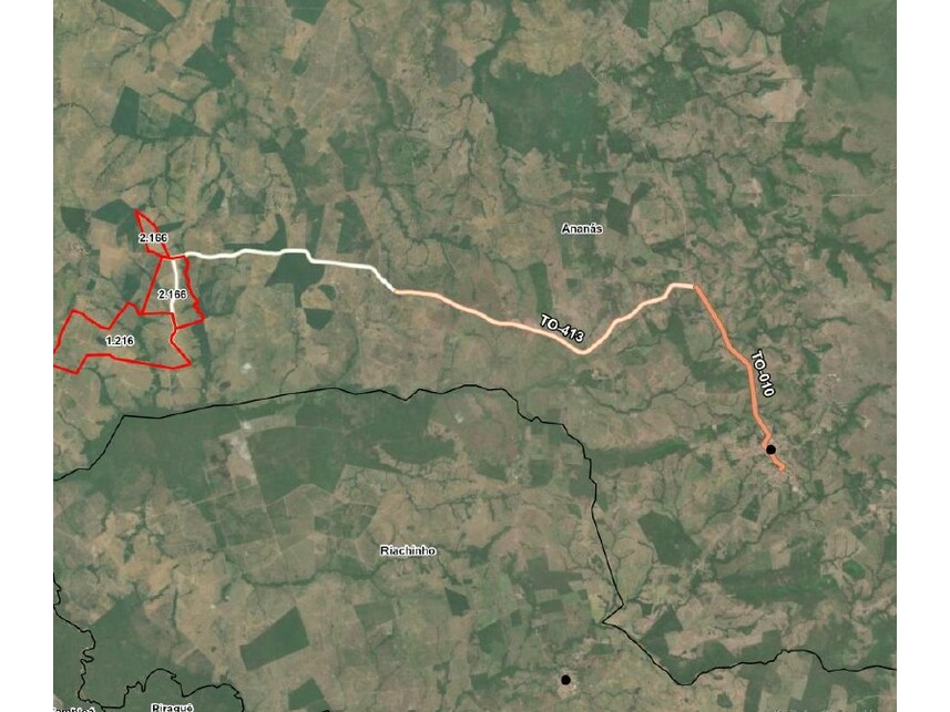 Imagem 1 do Leilão de Área Rural - Zona Rural - Ananás/TO