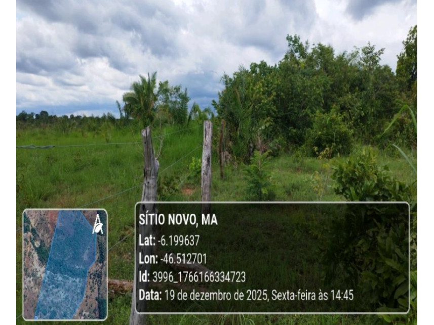 Imagem 2 do Leilão de Área Rural - Zona Rural - Sítio Novo/MA