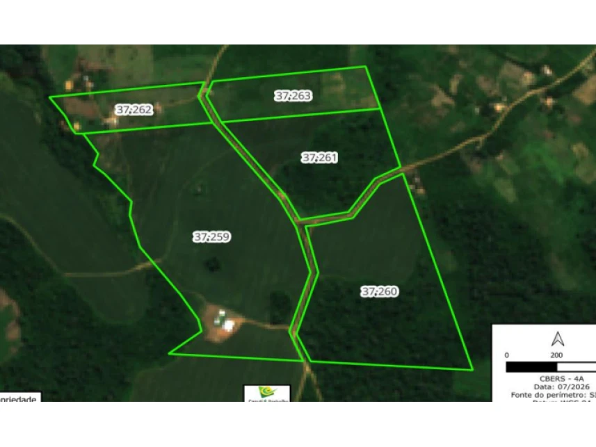 Terreno em leilão em Mojui dos Campos