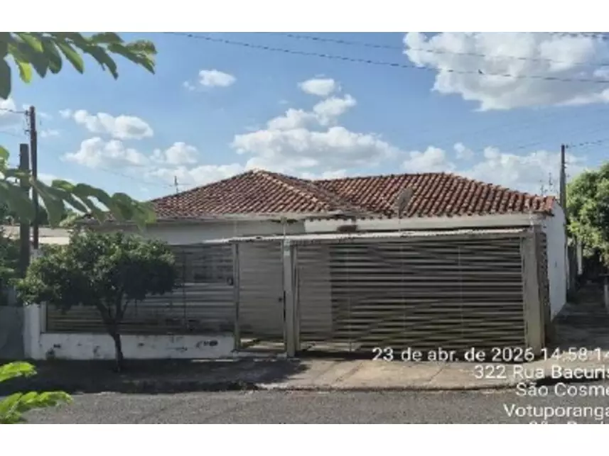 Casa em leilão em VOTUPORANGA/SP a partir de R$ 159.000 | Lance Rápido