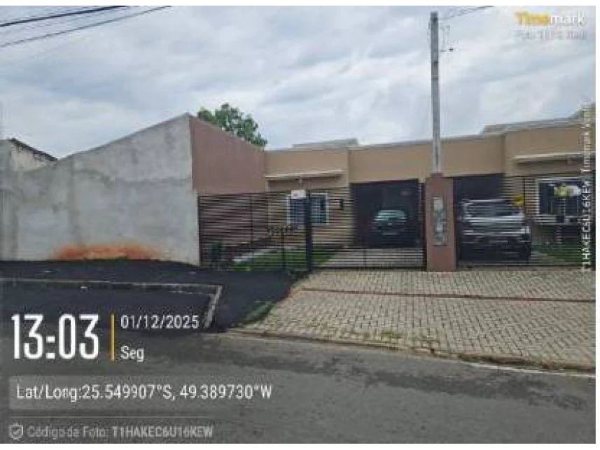 Rua Tesoureiro, 981, Residencia 01, Residencial Capela Velha, Capela Velha, Araucária, PR, 83706220