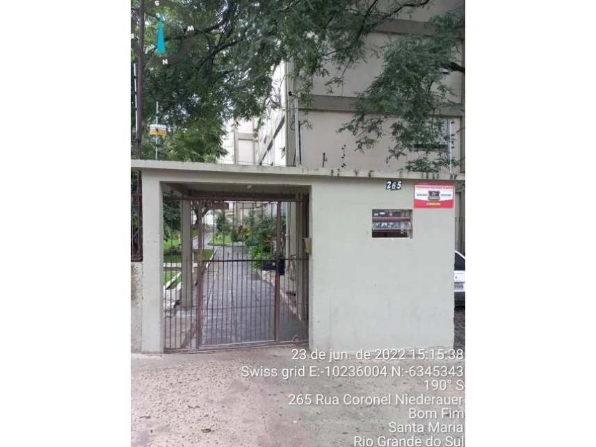 Rua Coronel Niederauer, 265, Apartamento 206 - Bloco I - Tipo A-21 - Condominio Coronel Niederauer, Centro, Santa Maria, RS, 97020160