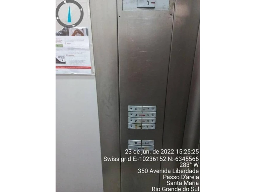Rua Coronel Niederauer, 265, Apartamento 206 - Bloco I - Tipo A-21 - Condominio Coronel Niederauer, Centro, Santa Maria, RS, 97020160