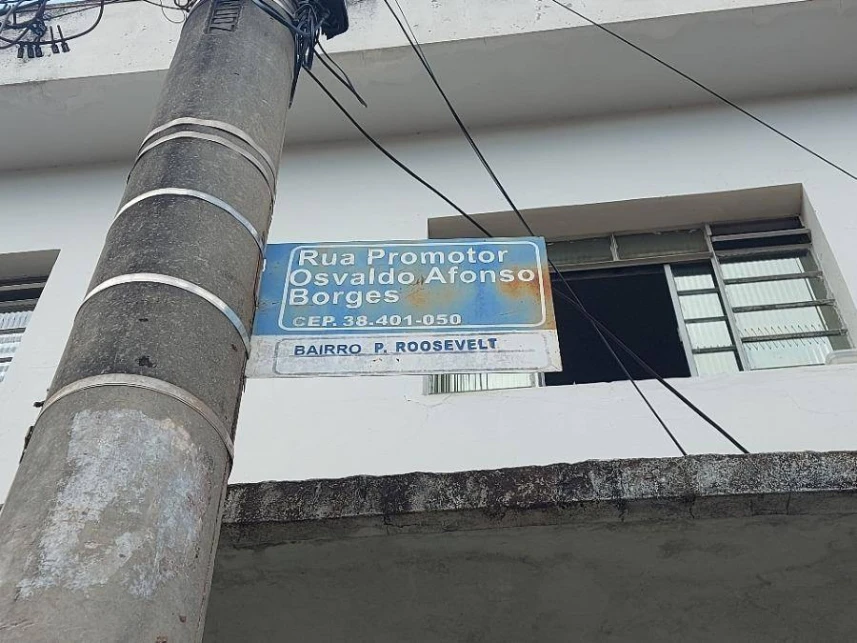 Rua Promotor Oswaldo Afonso Borges, 620, Vila Presidente Roosevelt, Uberlândia, MG, 38401050