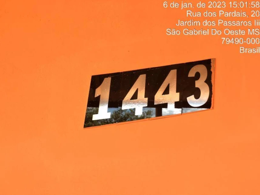 Rua Dos Pardais, 1443, Loteamento Jardim Dos Passaros Iii, Sao Cristovao, São Gabriel Do Oeste, MS, 79490000
