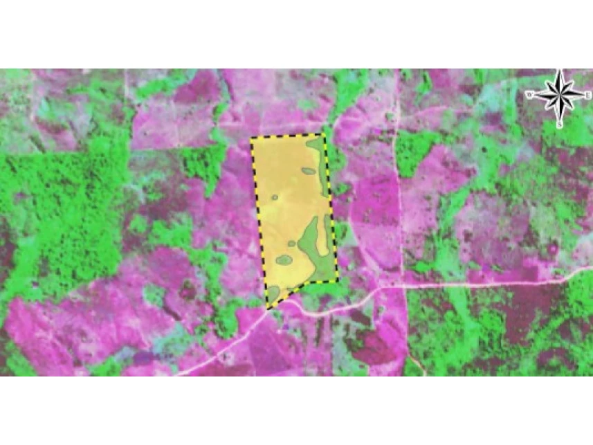 Área rural de 52,19 ha ocupada