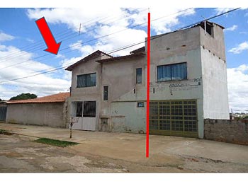 Casas em leilão - Av. Maria Amália Portes,, 125 e 135 - Abaeté/MG - Banco Bradesco S/A | Z14065
