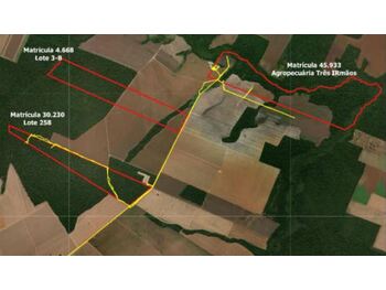 Área Rural e Terrenos em leilão - Agropecuaria Três Irmaos, s/n - Sinop/MT - Poder Judiciário do Estado de Mato Grosso | Z30337LOTE001