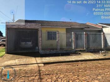 Casa em leilão - Rua José Luiz Olivo, 163 - Palmas/PR - Banco Santander Brasil S/A | Z31549LOTE173