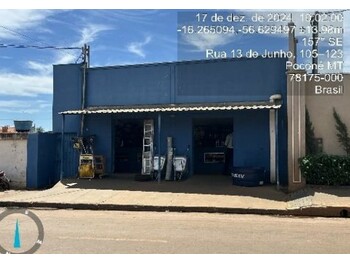 Galpão Comercial em leilão - Rua 13 de Junho, 123 - Poconé/MT - SICREDI SUDOESTE MT PA | Z32722LOTE001