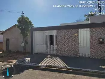 Casa em leilão - Rua Augusto de Moraes Cajango, 1208 - Arenápolis/MT - Banco Santander Brasil S/A | Z33390