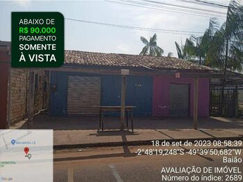 Casa em leilão - Rua Manoel Peleja, 48 - Baião/PA - Banco Santander Brasil S/A | Z34760