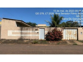 Casa em leilão - Rua Senador Filinto Müller, 2525 - Barra do Garças/MT - Banco Bradesco S/A | Z35614