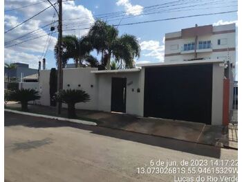 Casa em leilão - Rua dos Rouxinóis, 2952 - Lucas do Rio Verde/MT - Banco Daycoval S/A | Z35649