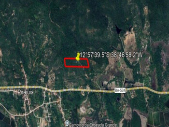 Terreno em leilão - Estrada de Salinas, 600 - Jaguaripe/BA - Banco Cooperativo Sicoob S.A. | Z35599