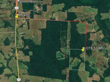 Área Rural e Terrenos em leilão - Linha 165, Lote Rural 53B-R-2, s/n - Vilhena/RO - Cooperativa de Crédito de Livre admissão Jicred | Z35663