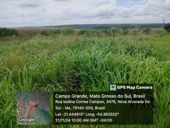 Terreno em leilão - Rua Isolina Correa Campos, 3484 - Nova Alvorada do Sul/MS - CNP Seguradora | Z36276