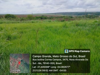 Terreno em leilão - Rua Isolina Correa Campos, 3484 - Nova Alvorada do Sul/MS - CNP Seguradora | Z37061