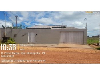  em leilão - Rua Rider Uliana, 341 - Ulianópolis/PA - SICREDI SUDOESTE MT PA | Z37088