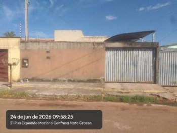  em leilão - Rua Expedito Mariano, 78 - Confresa/MT - Banco Santander Brasil S/A | Z37916